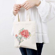 미리사몰B DIY 민화 에코백 만들기 세트 천 가방 무지 도안 친환경 재료 미술 그리기 색칠 꾸미기 자랑 어린이 초등 학교 돌봄 방과후 수업 준비물, 미니 에코백:부엉이, 1개