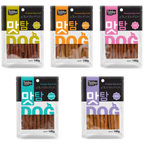 태비 타퍼 테비 맛탐 져키 강아지 간식 육포 140g, 연어