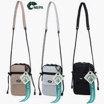 네파 NC송파점 공용 EAZY 멀티 마운팅 하이킹 크로스백 폰파우치 7IC7518 SP, 000, BLACK(199)