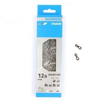 시마노 DEROE SLX XT CN-M7100 M8100 체인 12 단 산악 자전거 체인 12v MTB/로드 바이크 체인 126L 박스 포함 퀵 링크, CN-M7100 126L BOX, 1개