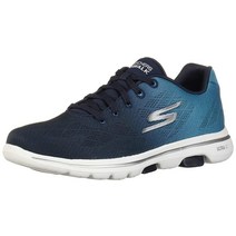스케쳐스 Skechers 여성용 고 워크 5-얼라이브 스니커즈 블랙/아쿠아 6.5 M US 155275