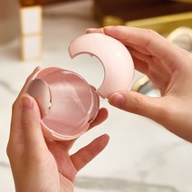 냥이마트 씻어쓰는 반영구 돌돌이 휴대용 핸드 롤 클리너, 원형롤(핑크), 1개