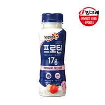 빙그레 요플레 프로틴 드링크 210ml 딸기바나나 12입, 프로틴 드링크 딸기바나나 210ml