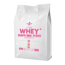 단백질 헬스보충제 웨이프로틴 포대유청 wpc딸기맛 2kg