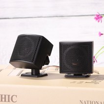 자동차스피커 우퍼 차량용 카오디오 튜닝 2pcs 자동차 미니 트위터 스피커 12v 오디오 음악 확성기 경적 자동차 오디오 스피커 자동차 액세서리, 53x53mm