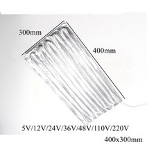 온열 미니 전기매트 침대용 차박알루미늄 호일 난방 패드 매트 밴드 히터 시트 플레이트 500x300mm 12V 2, [03] 24V, [16] 400x300mm