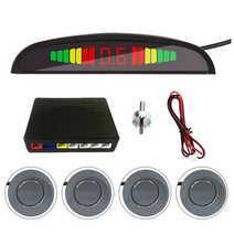 후측방경보 후방감지 주차 센서 측후방 경보 시스템 자동차 감지 자동차에 대 한 스마트 Parktronic LED 디, 03 GRAY_01 기타 (ae˚) frequ