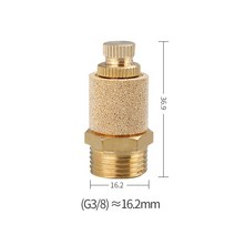 공압 황동 배기 머플러 BSL M5 1/8 "1/4" 3/8 소음기 피팅 필터 감속기 커넥터 구리, 13 C-3