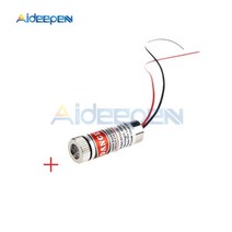 조정 가능한 빔 650nm 5mW 레드 포인트/라인/크로스 레이저 모듈 헤드 유리 렌즈 초점 산업용 클래스 3-5V, 03 Cross Laser Shape