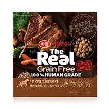 하림펫푸드 어덜트용 더리얼 그레인프리 오븐베이크드 양고기 건식사료, 양, 1.6kg, 1개