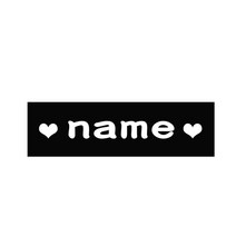 강아지 인식표 PU 맞춤형 개 이름 태그 패치 7 월 K9 하네스 ID 애완 동물 라벨 스티커 2, 없음, 8.name with heart - M 5x16cm