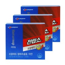 [CJ공식] 전립소 쏘팔메토 아연 3박스/6개월분, 3box