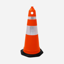 스마트슈퍼헤비콘 도로 공사현장 주차금지 통행금지 고깔 주차콘 대형라바콘, 2-칼라콘(주문인쇄-배송메시지에 기입)