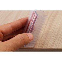 고릴라선반 미니선반 수납장 수납선반 코너장유리 나무 선반 가장자리 가격 라벨 홀더 그립 압출기 투명 Pe, 한개옵션1, 01 10cm