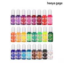 레진 조색제 염료 색소 아트 공예재료, Q.에메랄드그린(1개)