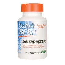 Doctors Best 닥터베스트 Serrapeptase 식물성 90정 글루텐프리 세라펩타아제