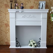 북유럽 엔틱 벽난로 콘솔 장식장 수납함 진열대 인테리어 소품, 1.4미터 샴페인