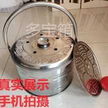 휴대용 야외난로 야외 바베큐 그릴 간단한 접이식 정원 숯 화로 숯 난방 스토브 굽고 스토브 홈 모바일, 덮개부착 그릴렌지 + 재 배수구