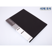 프로비즈 G&C 인덱스 클리어화일 A4 20매, 흑색