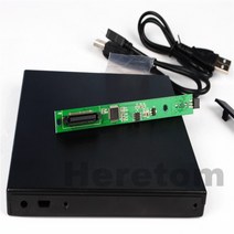 외장cd롬 dvd DVD 디비디 cd drw 외장 ODD cdrom odd 컴퓨터 플레이어 리더기 12.7mm usb 2.0 dvdcd-rom 케이스 노트북용 idepata, 기본