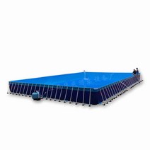 조립식 수영장 대형 탱크 저수지 워터파크 풀장 야외 프레임 가족 물놀이 패밀리 펜션, 브라켓 풀 1.5미터 커스텀