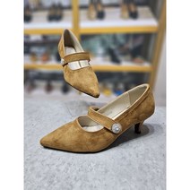 앙세르 스틸레토 메리제인 스트랩힐 펌프스 5cm SDC33RH2140