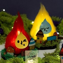 초등학생 만들기 키트 유아 어르신프로그램 MDF 모닥불, 주황불꽃