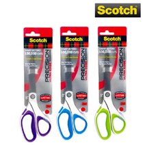 윈지커머스_221102 [WINZI_몰] 원단가위 핑킹모양가위 공예용가위 컷터 사무용가위, (3M) 스카치 양손용 티타늄 가위 8 (색상랜덤, JMOC_단일옵션