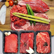 백화점 한우선물세트 등심+전각+사태 명품암소 한우선물셋트, 총1500g(등심+전각+사태 각각500g), 1세트