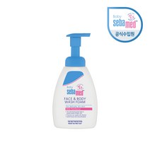 세바메드 베이비 페이스 앤 바디워시 폼 저자극성 클렌저, 1개, 400ml