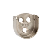 U소켓 25파이 - 옷걸이봉 파이프 고정 옷장 장농, 단품