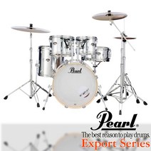 Pearl Export Series 드럼세트 (심벌미포함 EXX725SP), 색상:C-735 Satin White
