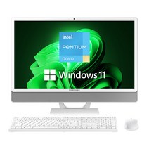 삼성 일체형PC 올인원PC 정품윈도우 탑재 인텔 CPU 24인치 사무용 인강용 데스크탑 컴퓨터, WIN 11, L25AH +4GB +NVMe 256GB
