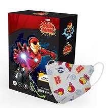 2D 아동 매직 마스크 마블 아이언맨 30개 세트