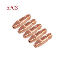 용접노즐 가스 구리 접촉 팁 토치, 1.08mm  5PCS