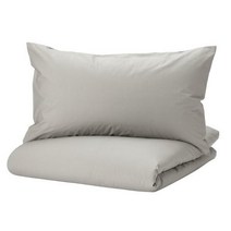 [이케아]이케아 스트란드탈 이불커버+베개커버 그레이/다크그레이 150x200/50x80cm 105.006.48