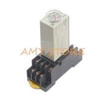 H3Y-2 12V/24VDC 24V/110V/220V/380VAC 전원 켜기 지연 타이머 시간 지연 릴레이 DPDT 0.1-3M 0.2-5M 0.5-1, 02 24VDC_01 0.1-3M