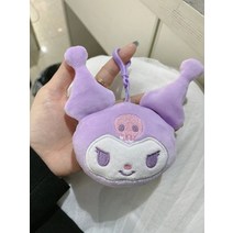 산리오대형인형 큰 크기 산리오 쿠로미 Peluche 장난감 멜로디 인형 소녀의 방 장식 침대 옆 베개 소파 쿠션 소녀를 위한 크리스마스 선물, [01] 8CM 팬던트, [02] 쿠로미