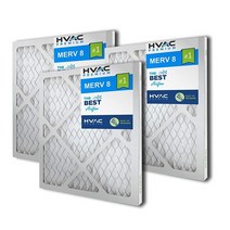 HVAC 리턴 필터 그릴용 40.6cm x AC MERV 8 [실제 치수: 40.6cm] 3팩HVAC Premium, 18 X 22 X 1_3 Count (Pack of 1