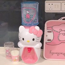 피규어 물통 2L 정수기- 헬로키티 미니 정수기 키티 캣 미니 헬로 kt 캣 KT 스몰 헬로kitty, A라인핑크 + 기타