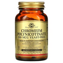 솔가 크롬 폴리니코티네이트 200 mcg 100 베지캡, 기본
