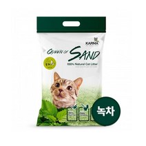 두부비지로 만든 천영 고야이 모래 녹차 3kg 고양이화장실 대용량 냄새탈취