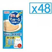 48개입 고양이 반려묘간식 고양이츄르 져키 습식간식 (W8ECE58)