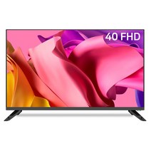 삼성패널 중소기업 40인치 FHD TV 101cm LED TV 스탠드형 벽걸이 가능 자가 설치 방문 설치, 이젤형스탠드방문설치