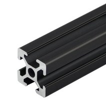 1PC 검정 2020 유럽 표준 알루마이트 알루미늄 프로파일 압출 100mm 800mm 길이 선형 레일 500mm CNC 3D 프린터 용, 150mm