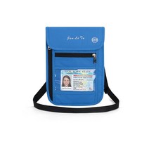 여성 여행 숨김 목 지갑 RFID 차단 남성 신용 카드 여권 홀더 티켓 현금 전화 방수 ID 정리함