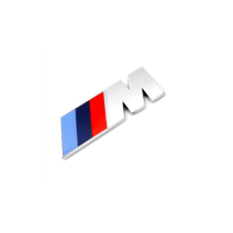 BMW 트렁크 엠블럼 블랙무광 유광 X3 X5 X6 GT M퍼포먼스로고 X드라이브 레터링, BMW M로고 엠블럼+슈프림 스티커 2종