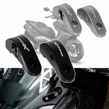 KYMCO 다운타운 엑스타운전용 포워드백미러브라켓 전진백미러튜닝, 블랙, 1개