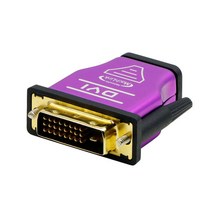 마하링크 HDMI(F) to DVI(M) 메탈 변환 젠더/ML-HG03/DVI-D 듀얼링크(24+1)/양방향 호환가능/금도금/HDMI 케이블을 연결하여 DVI 단자로 변환사용