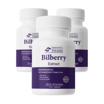 Immortal Herbs 뉴질랜드 프리미엄 루테인 + 제아잔틴 빌베리 추출물 캡슐 눈 1000 mg 건강, 180캡슐(3병), 180정